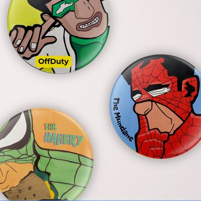 OffDuty Heroes - Badges and Magnets