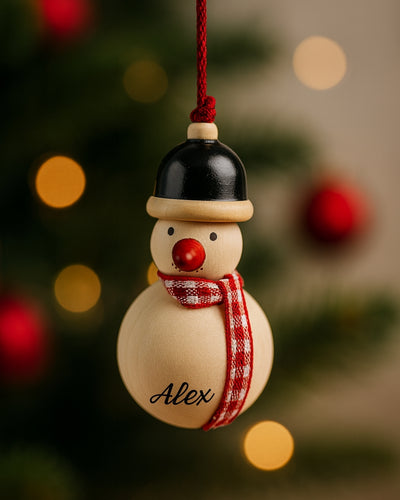 Personalised Handcrafted Wooden Ornaments