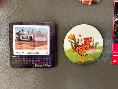 Wooden Photo Magnets - hover view