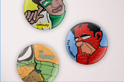 OffDuty Heroes - Badges and Magnets