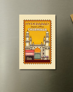 Hyderabad within Charminar - Fridge Magnet
