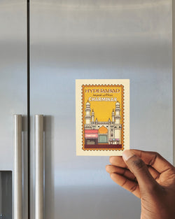 Hyderabad within Charminar - Fridge Magnet