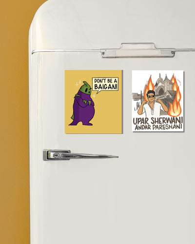 Upar Sherwani - Fridge Magnet - hover view