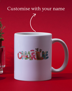 Christmas Name Mugs for Kids