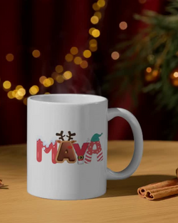 Christmas Name Mugs for Kids
