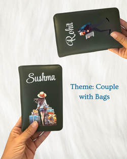 Personalized Couple Passport Holders
