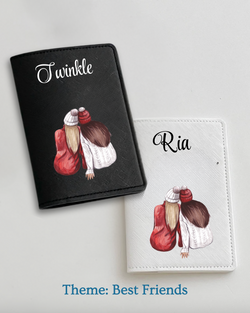 Personalized Couple Passport Holders
