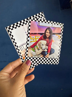 Black & White Checks Retro Prints