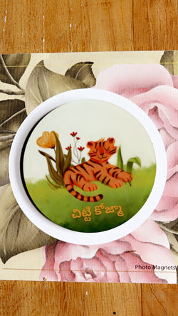 Wooden Photo Magnets