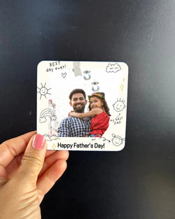 Fathers Day Wooden Fridge Magnet