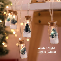 Magical Christmas Glass Jar Lights
