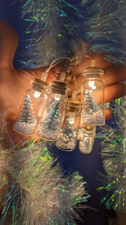 Magical Christmas Glass Jar Lights