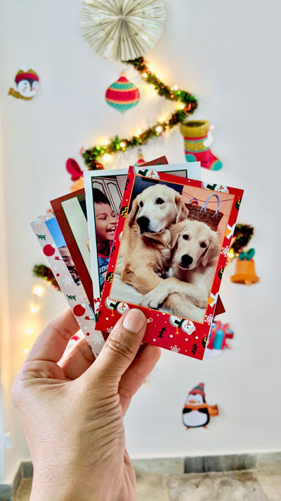 Christmas Polaroids with Magnetic Photo Rope - hover view