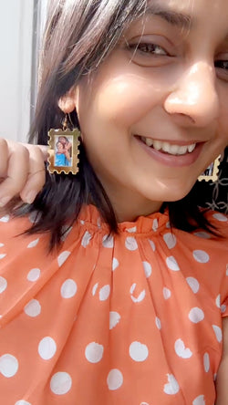Picture Frame Earrings