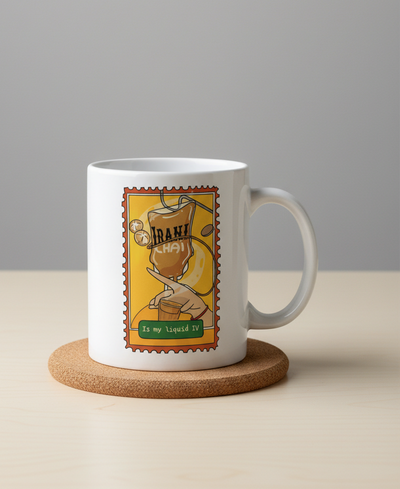 Irani Chai White Mug - hover view