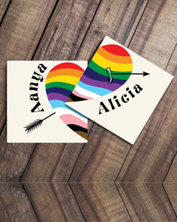 Pride Couple Coasters