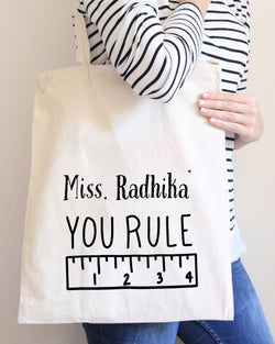 Personalised Tote Bag for Teacher