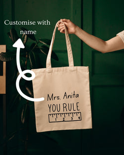 Personalised Tote Bag for Teacher